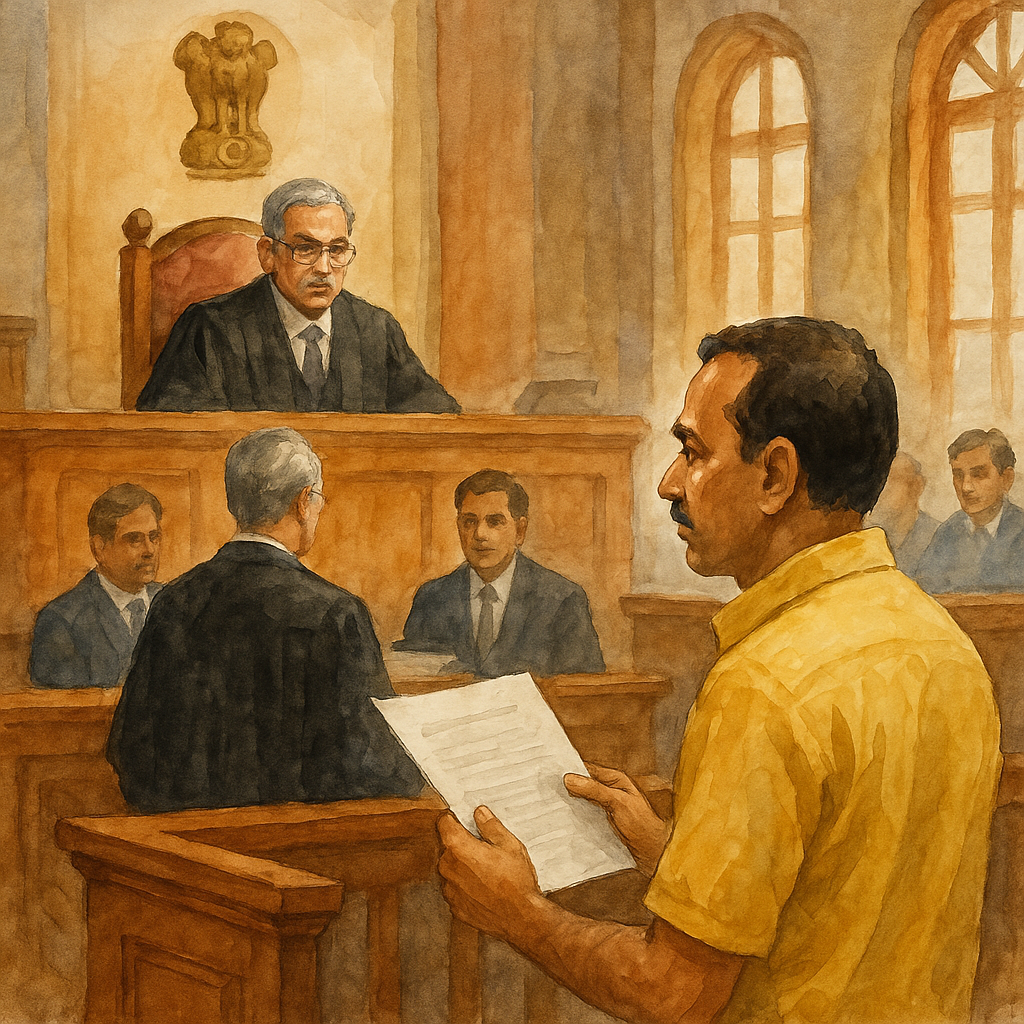 Illustration showing a GST-registered business facing overlapping state and central tax proceedings resolved by Patna High Court