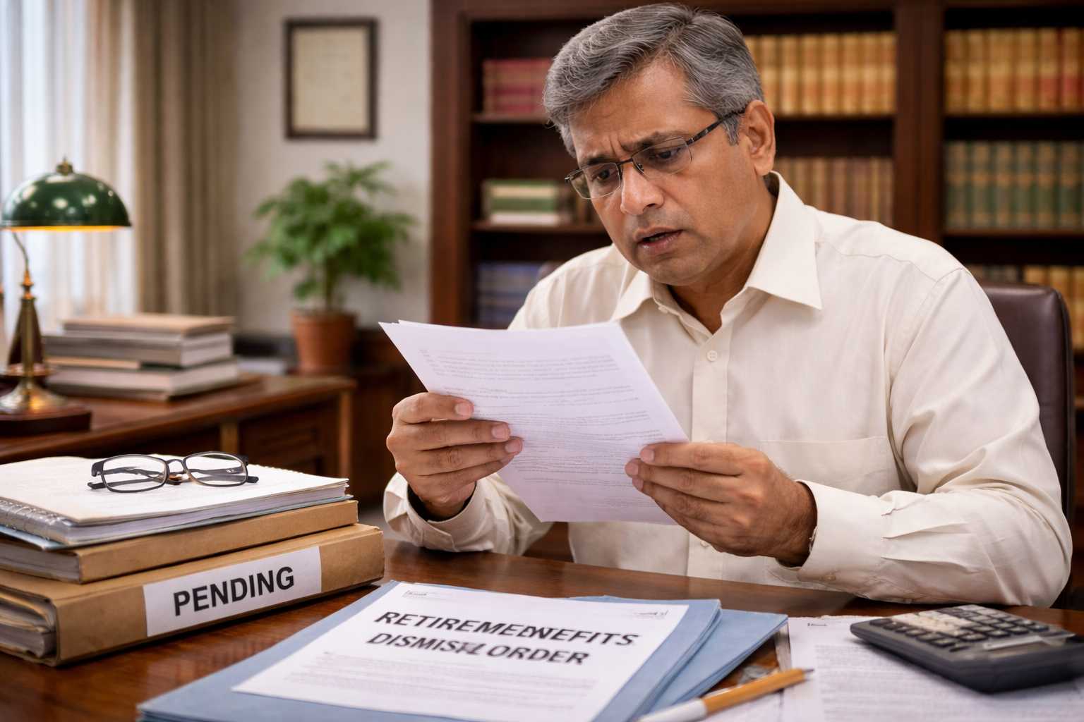 Indian bank service dispute illustrated as Patna High Court orders release of gratuity and retiral dues after holding post-retirement dismissal illegal.