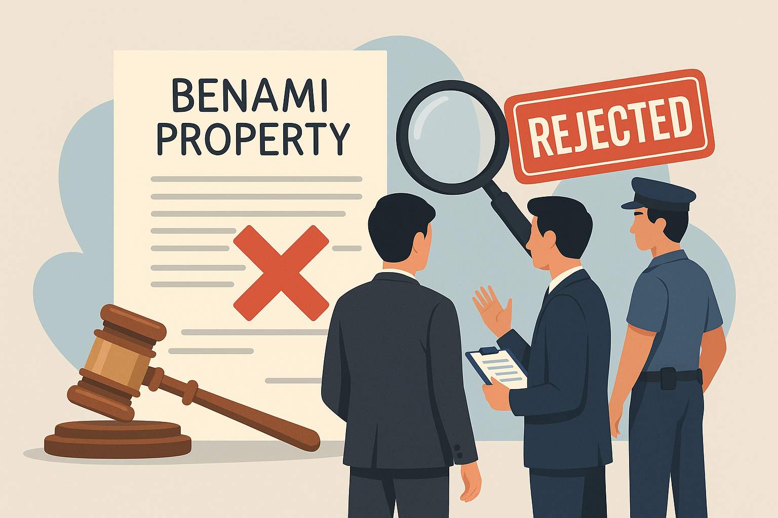 Illustration of a Benami property dispute in Patna High Court showing legal review and rejection of partial plaint under civil law.