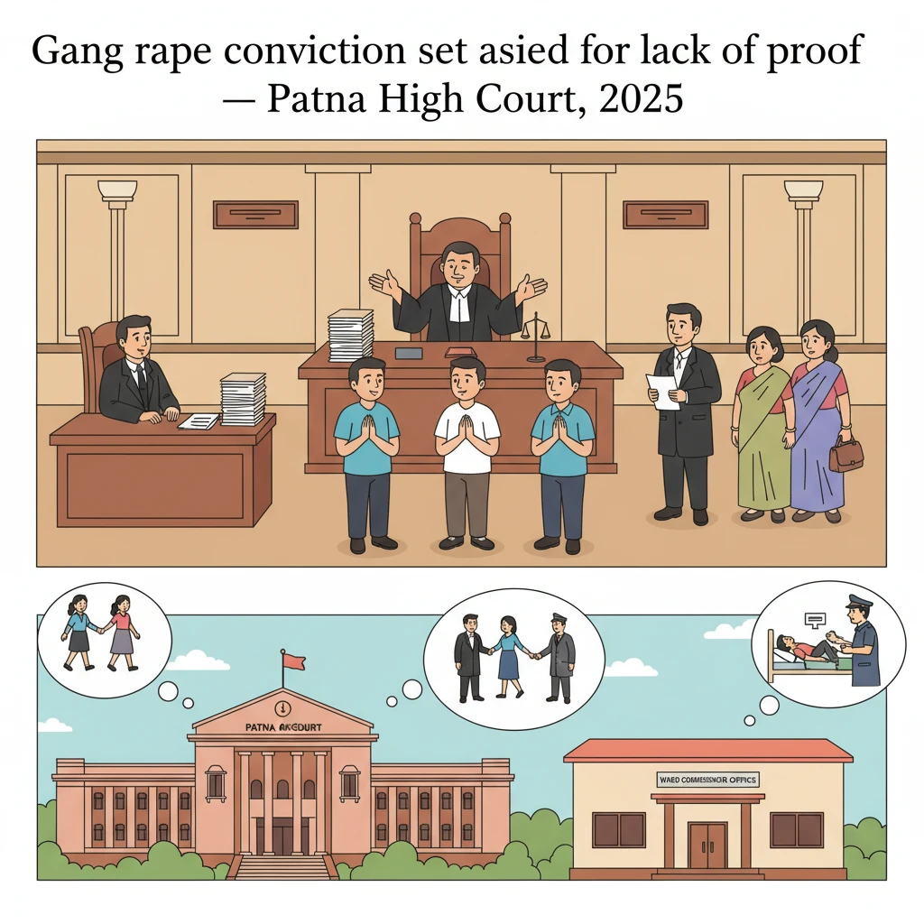 Inside view of Patna High Court judges hearing a criminal POCSO appeal