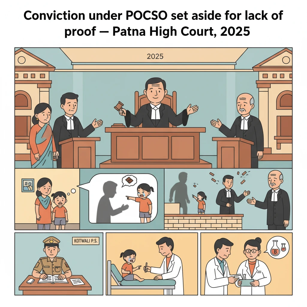 Inside view of a high court courtroom during a POCSO criminal appeal hearing