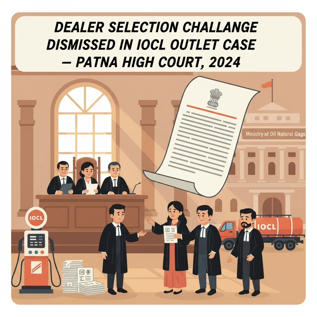 View of Patna High Court building symbolizing a judgment on IOCL petrol pump dealership.