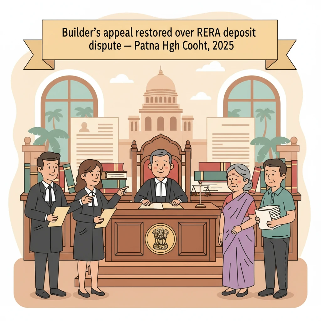 Inside view of Patna High Court building symbolizing a RERA appeal decision