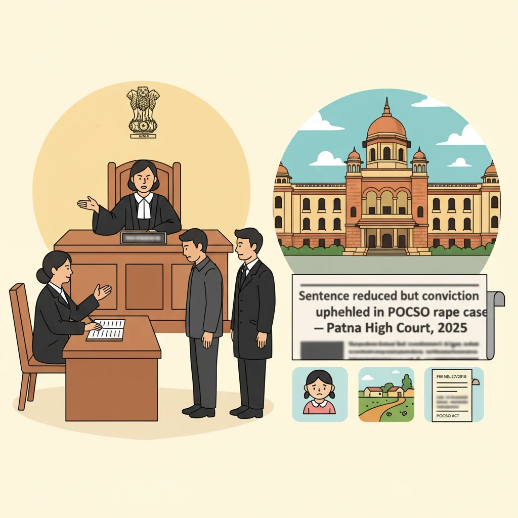 Inside view of a courtroom in Patna High Court during a serious criminal appeal.