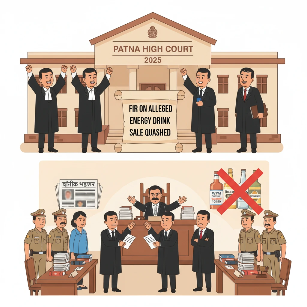 Patna High Court building illustrating a case on prohibition and non-alcoholic beverages.