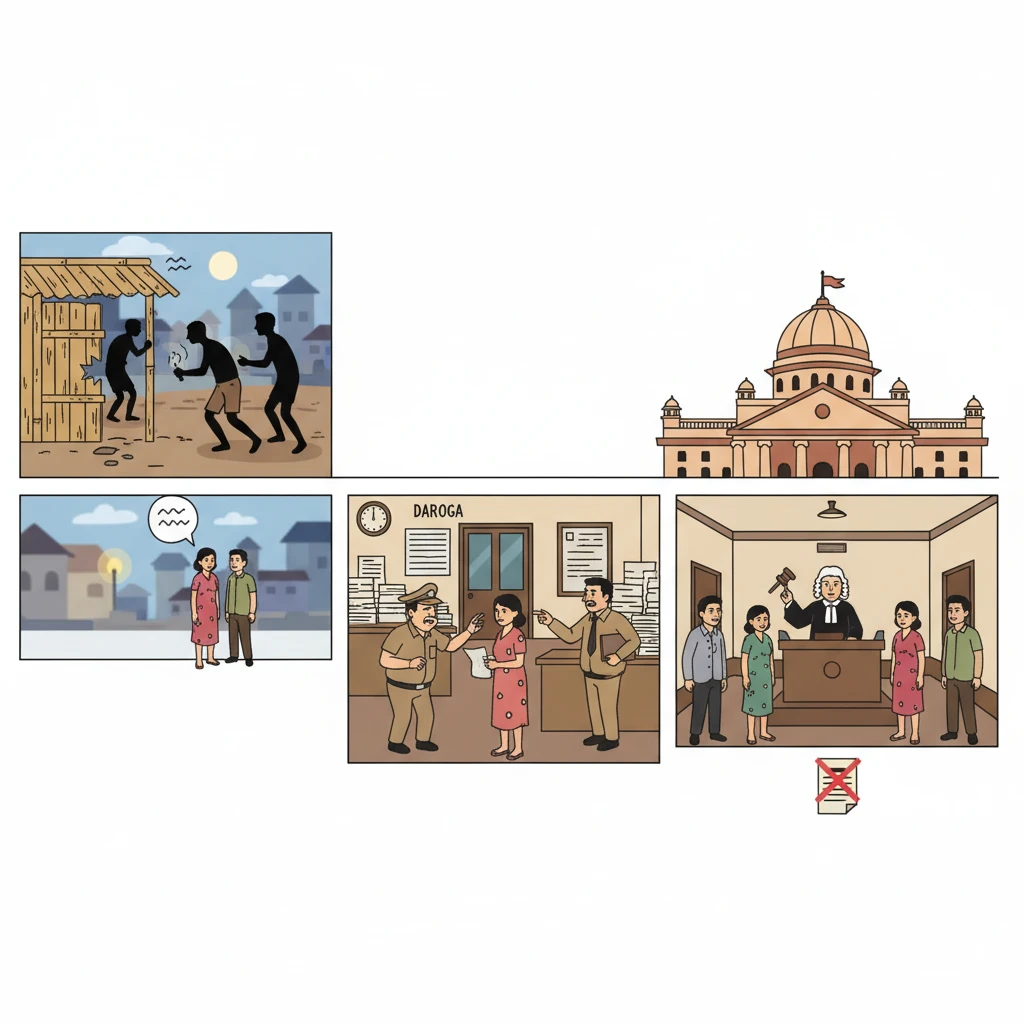 Illustration of Patna High Court hearing a criminal appeal on acquittal in a sexual offence case.