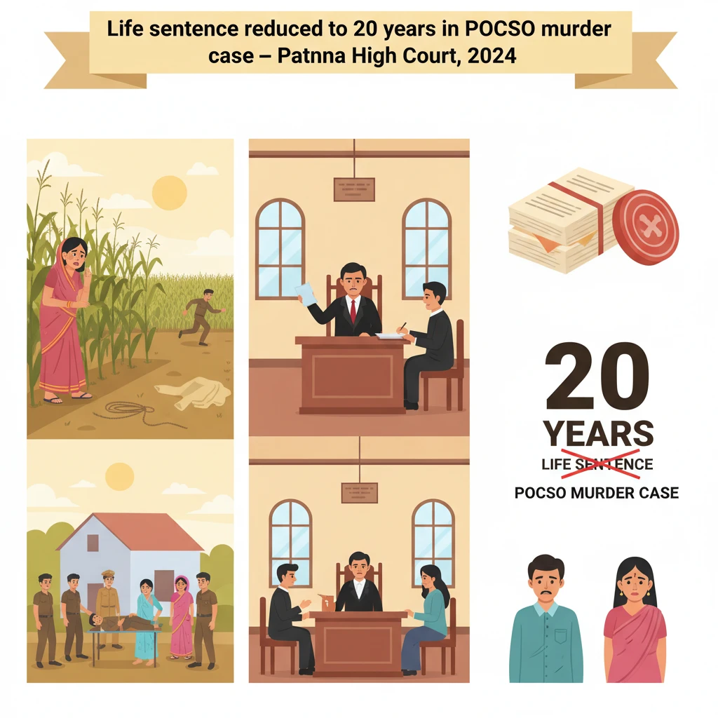Illustration of Patna High Court building symbolising a serious criminal appeal decision.