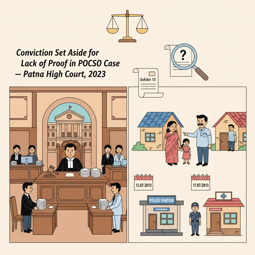 Inside view of Patna High Court where a POCSO conviction was overturned on appeal