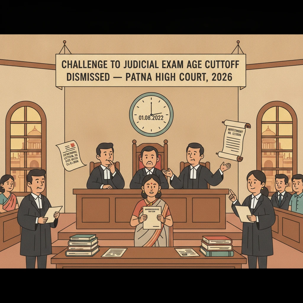 Inside view of a courtroom symbolizing Patna High Court judicial recruitment decision